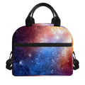 Fiery Universe Nebula Galaxy Space Print Insulated Lunch Bag