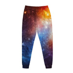 Fiery Universe Nebula Galaxy Space Print Jogger Pants
