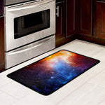Fiery Universe Nebula Galaxy Space Print Kitchen Mat