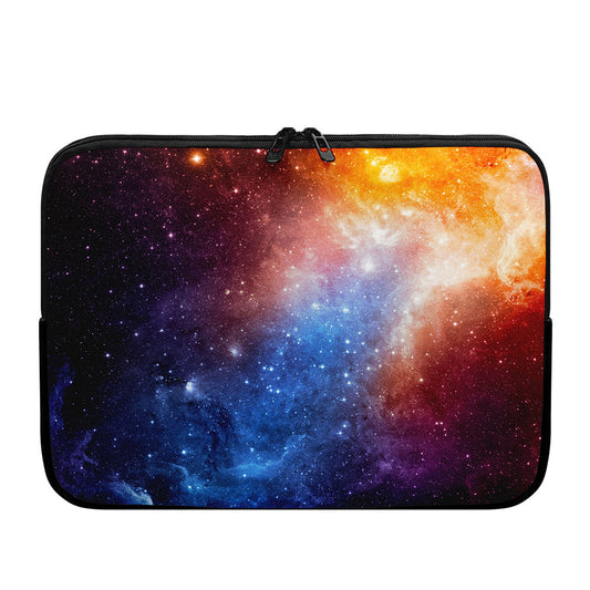 Fiery Universe Nebula Galaxy Space Print Laptop Sleeve
