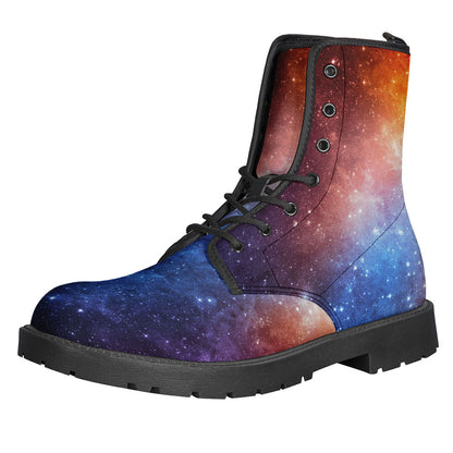 Fiery Universe Nebula Galaxy Space Print Backpack