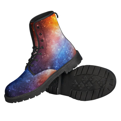 Fiery Universe Nebula Galaxy Space Print Backpack