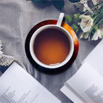 Fiery Universe Nebula Galaxy Space Print Leather Coaster Set