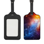 Fiery Universe Nebula Galaxy Space Print Luggage Tag