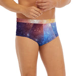 Fiery Universe Nebula Galaxy Space Print Men's Briefs