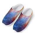 Fiery Universe Nebula Galaxy Space Print Mesh Casual Shoes