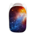 Fiery Universe Nebula Galaxy Space Print Mesh Laundry Hamper