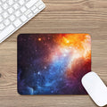 Fiery Universe Nebula Galaxy Space Print Mouse Pad