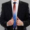 Fiery Universe Nebula Galaxy Space Print Necktie