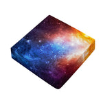 Fiery Universe Nebula Galaxy Space Print Outdoor Seat Cushion Cover