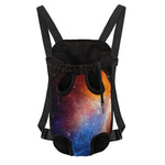 Fiery Universe Nebula Galaxy Space Print Pet Carrier Backpack