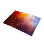 Fiery Universe Nebula Galaxy Space Print Pet Cooling Mat Cover