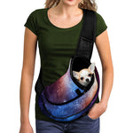 Fiery Universe Nebula Galaxy Space Print Pet Sling Carrier