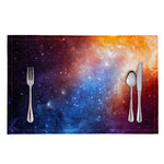 Fiery Universe Nebula Galaxy Space Print Placemat
