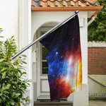Fiery Universe Nebula Galaxy Space Print Polyester Flag