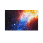 Fiery Universe Nebula Galaxy Space Print Polyester Flag