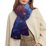 Fiery Universe Nebula Galaxy Space Print Scarf