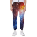 Fiery Universe Nebula Galaxy Space Print Joggers