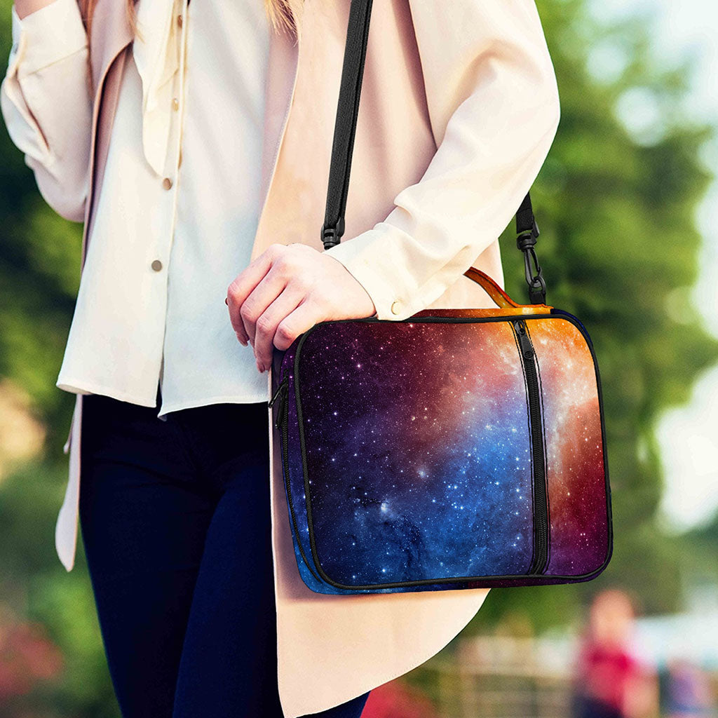 Fiery Universe Nebula Galaxy Space Print Shoulder Strap Bible Bag