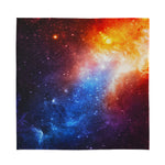 Fiery Universe Nebula Galaxy Space Print Silk Bandana