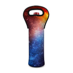 Fiery Universe Nebula Galaxy Space Print Single Neoprene Wine Tote