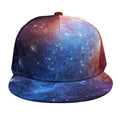 Fiery Universe Nebula Galaxy Space Print Snapback Cap