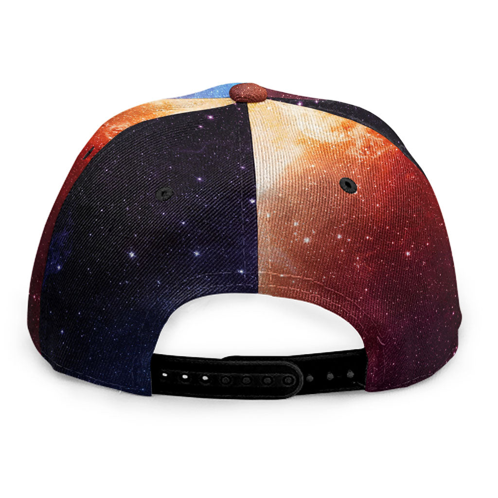 Fiery Universe Nebula Galaxy Space Print Snapback Cap