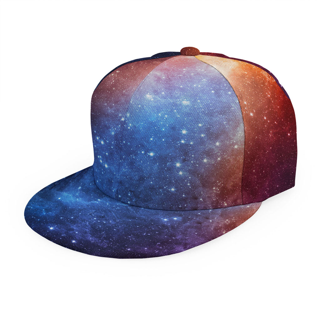 Fiery Universe Nebula Galaxy Space Print Snapback Cap