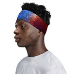 Fiery Universe Nebula Galaxy Space Print Sports Headband