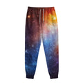 Fiery Universe Nebula Galaxy Space Print Sweatpants