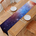 Fiery Universe Nebula Galaxy Space Print Table Runner