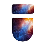 Fiery Universe Nebula Galaxy Space Print Toilet Lid And Tank Cover Set