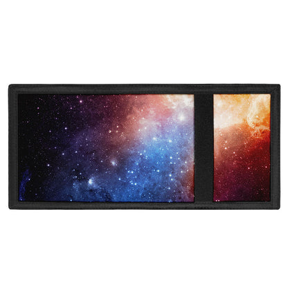 Fiery Universe Nebula Galaxy Space Print Trifold Wallet