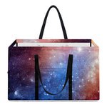 Fiery Universe Nebula Galaxy Space Print Utility Tote Bag