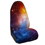 Fiery Universe Nebula Galaxy Space Print Waterproof Car Seat Cover
