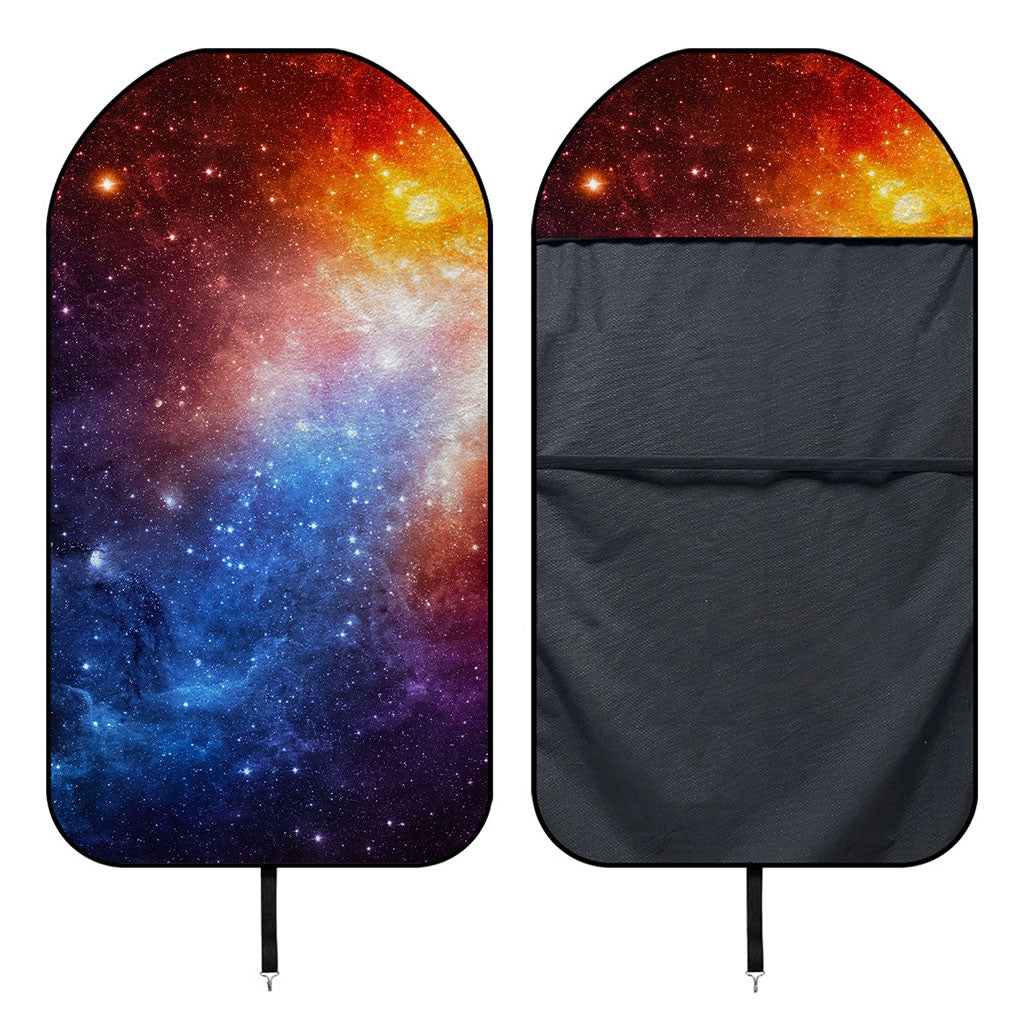Fiery Universe Nebula Galaxy Space Print Waterproof Car Seat Cover