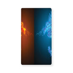 Fire And Ice Dragons Print Baby Crib Sheet