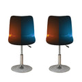Fire And Ice Dragons Print Bar Stool Covers