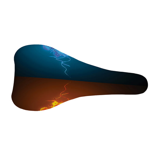 Fire And Ice Dragons Print Bicycle Seat Cover