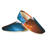 Fire And Ice Dragons Print Casual Shoes