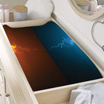 Fire And Ice Dragons Print Changing Pad Cover