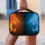Fire And Ice Dragons Print Classic Bible Case
