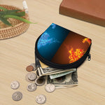Fire And Ice Dragons Print Coin Purse