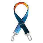 Fire And Ice Dragons Print Dog Seat Belt