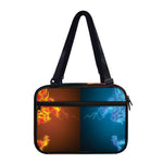 Fire And Ice Dragons Print Double Strap Bible Bag