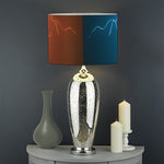 Fire And Ice Dragons Print Drum Lamp Shade