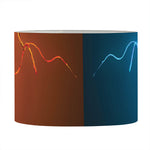 Fire And Ice Dragons Print Drum Lamp Shade