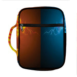 Fire And Ice Dragons Print Front Pocket Bible Bag