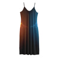 Fire And Ice Dragons Print Jersey Midi Cami Dress