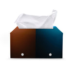 Fire And Ice Dragons Print Leather Tissue Box Cover